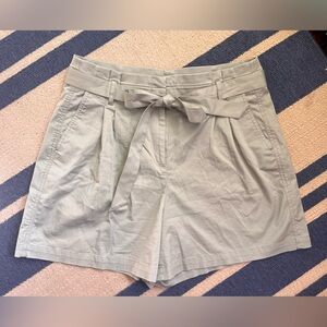 J. Crew Tie Waist Chino Shorts